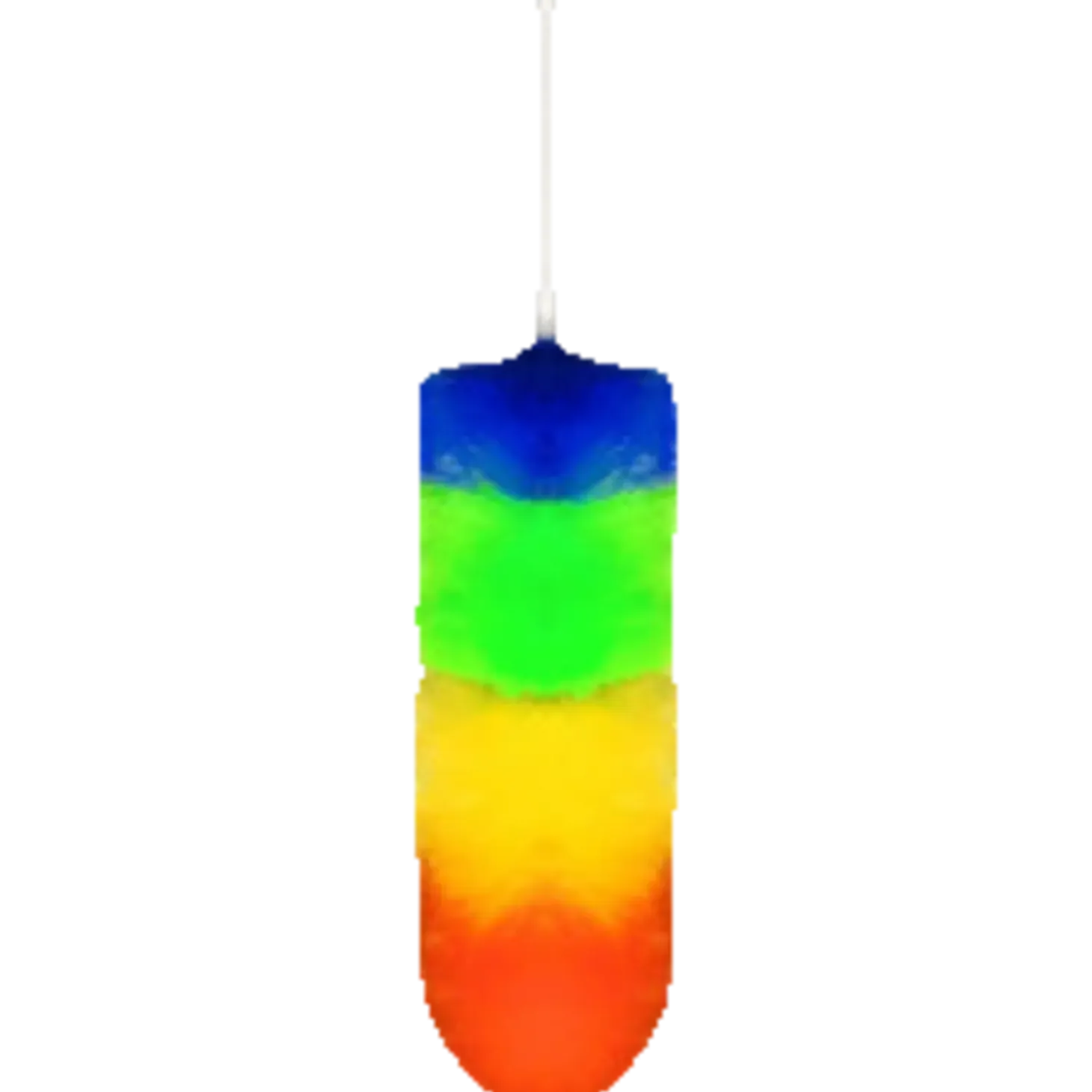 Støvkost 70 cm regnbuefarve