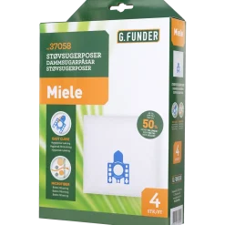 Støvsugerposer t/Miele 4 stk inkl. 1 filter
