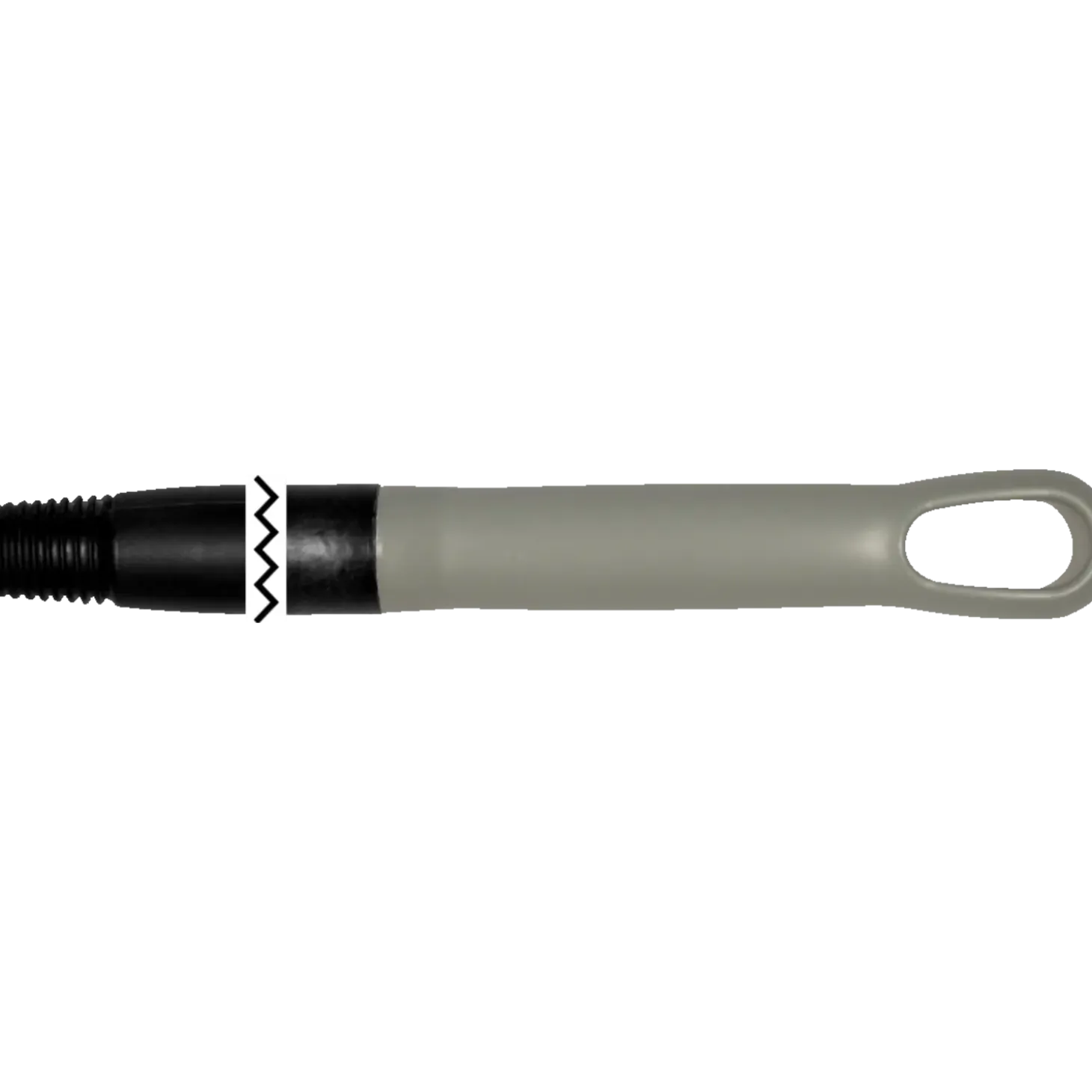 Supergevind skaft t/gadekost 140 cm plast