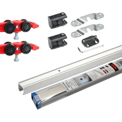 Svalk RollLock skydedørsbeslag u/vinkler 63-120 cm 60 kg