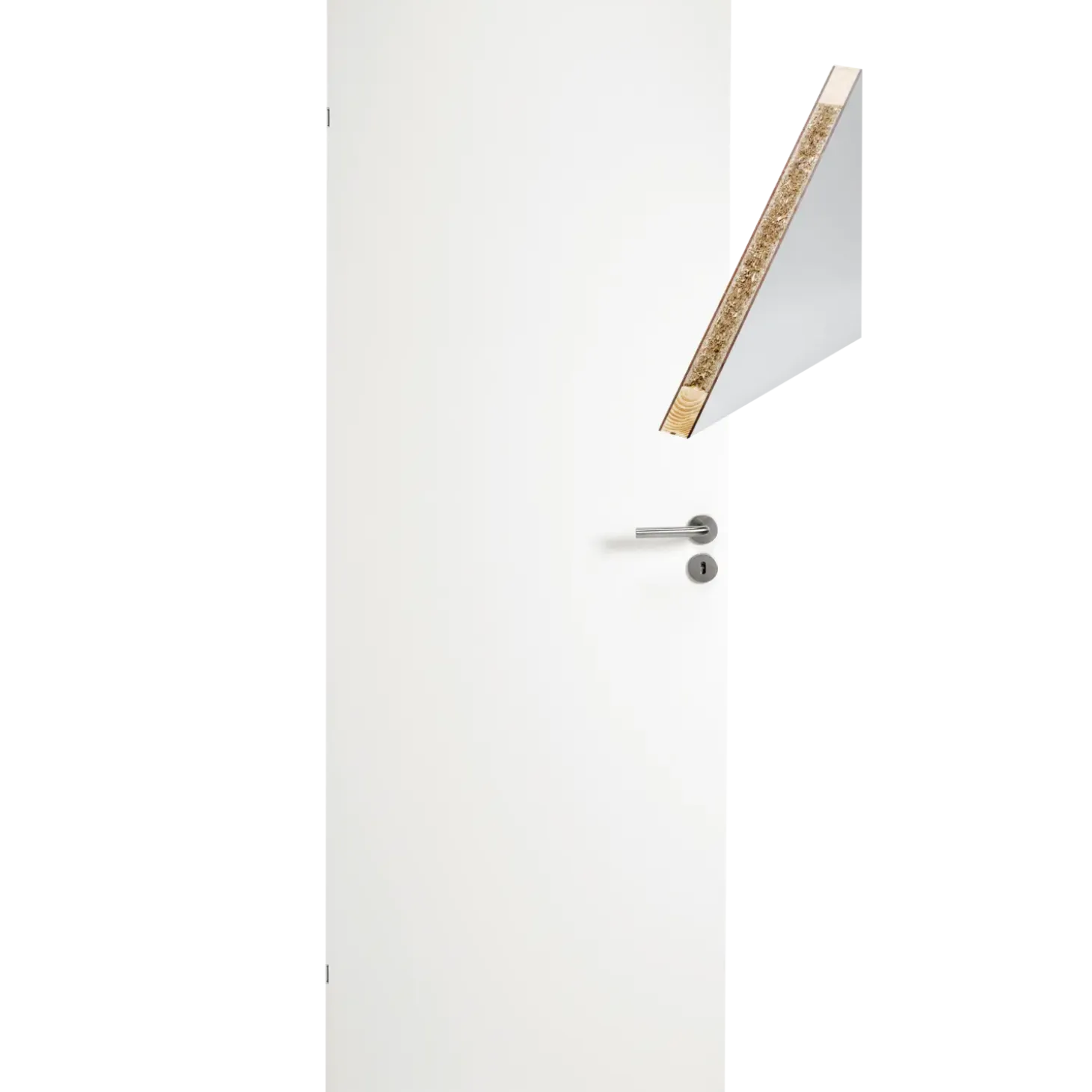 Swedoor Advance-line Stable GW 40mm hvid 825x2040mm