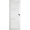 Swedoor Clever-line Easy GW3 m/glas glat hvid 40x825x2040 mm