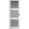 Swedoor Easy GW3 m/glas hvid 40x725x2040 mm