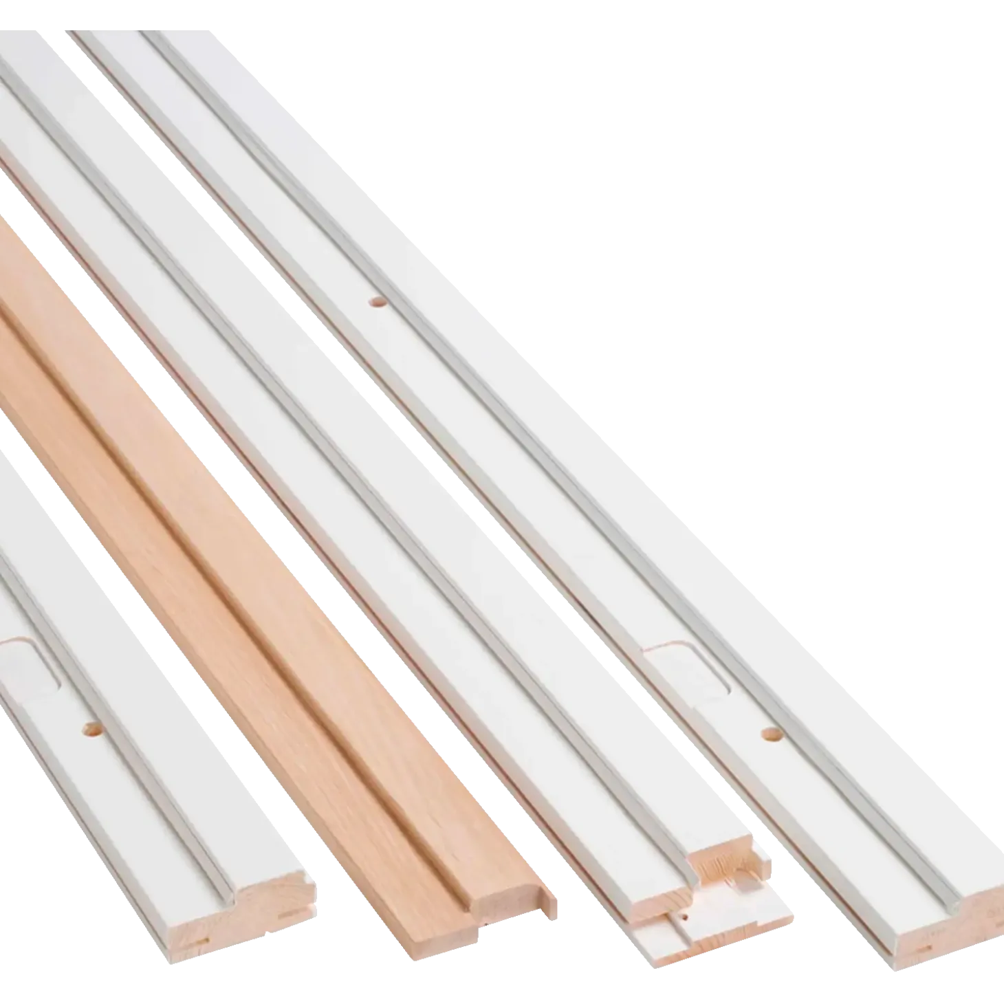 Swedoor Flex +Karm 92 mm hvid fyr 686x2089 mm m/std.bund i bøg