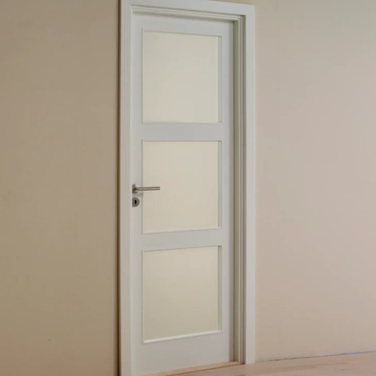 Swedoor Flex +Karm 92 mm hvid fyr 886x2089 mm m/std.bund i bøg