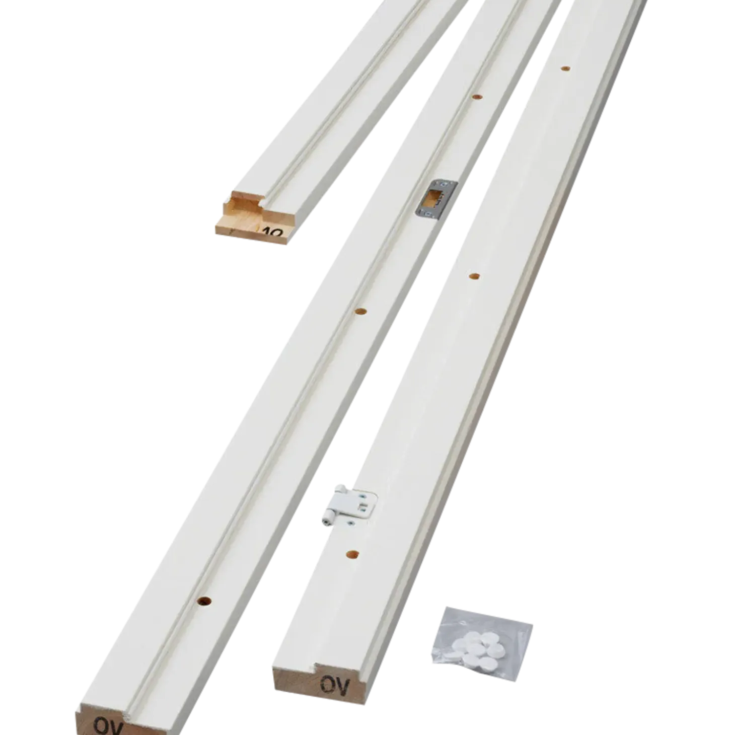 Swedoor +Karm 100mm hvid fyr 686x2089 mm u/bundstykke
