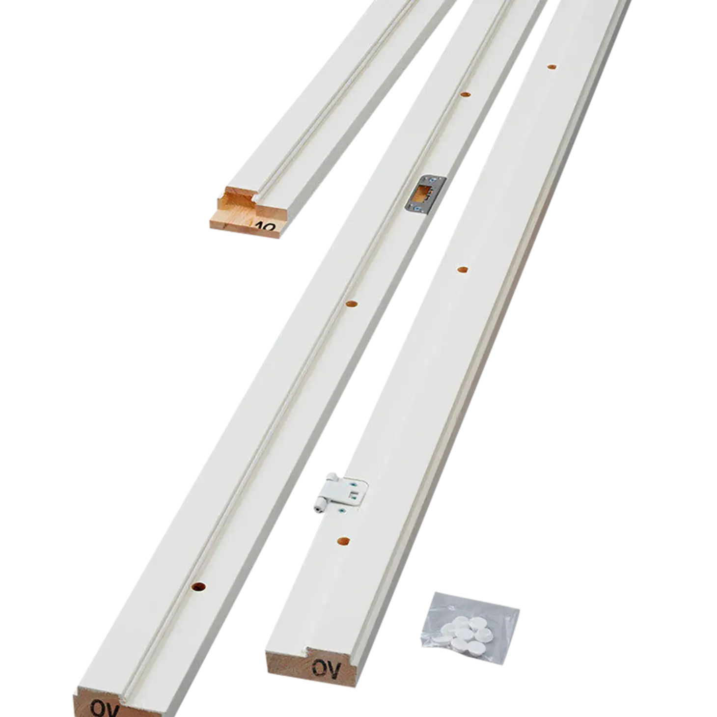 Swedoor +Karm 100mm hvid fyr 686x2089 mm u/bundstykke
