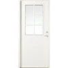 Swedoor P-400 facadedør med glas 948x2115 mm venstrehængt hvid