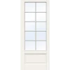 Swedoor sprossedør SP10 glas hvid stående 40x725x2040 mm