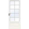 Swedoor sprossedør SP10 glas hvid 40x825x2040 mm