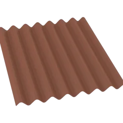 Swisspearl bølgeplade B6-S FK 1090x1180 mm teglrød
