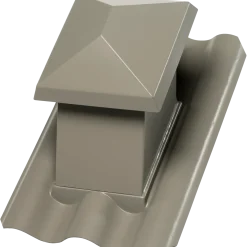 Swisspearl hætte B5 150x150 mm 15/45° mørkegrå