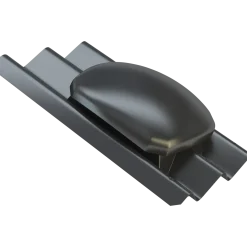 Swisspearl hætte til tagrumsventilation B6 410x550 mm 15/50° sortblå