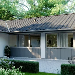 Swisspearl planke træstruktur antracit CP150C, 180x3600x8 mm