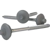 Swisspearl 100 tagskrue m/tætningsskive 6x100 mm grå 100 stk