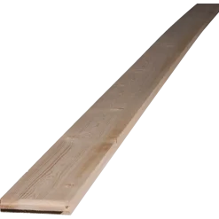 Tagbrædder fyr/gran rupløjede m/endenot 25 x 125 mm x 4,80 m
