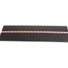 Tagfodsplade med tape 2 meter sort