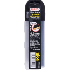 Tajima Assist sortcoated knivblade 18 mm 50 stk