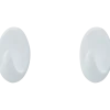 Target ovale kroge large 2 stk hvid