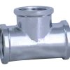 Tee 1/2" krom
