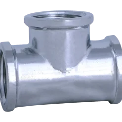Tee 1/2" krom