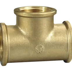 Tee 1/2" messing