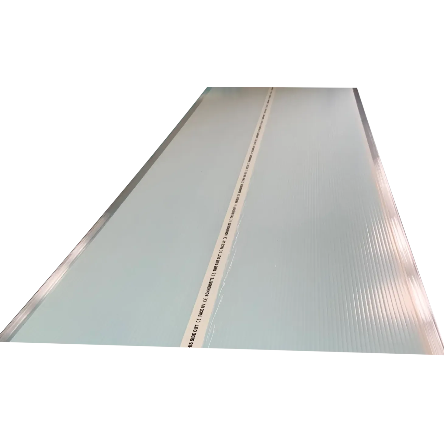 Termotagplade klar 10x1037x3000 mm 2-lags