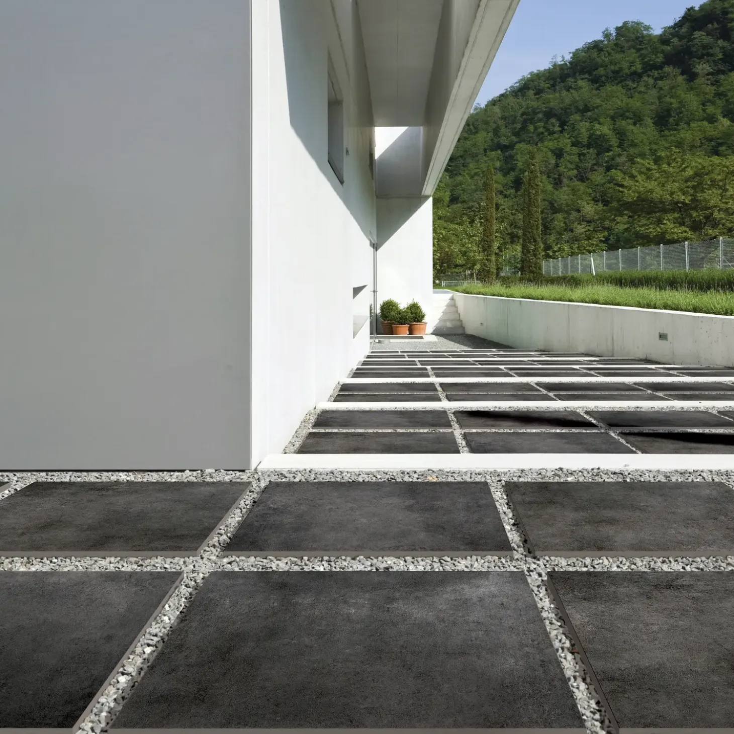 Terrasseklinke Genesis Loft, Blackmoon 60x60 cm x 19 mm