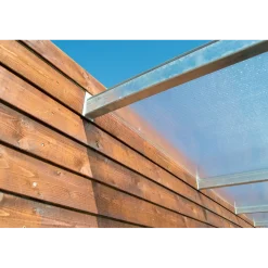 Terrasseoverdækning medium runde stolper 3,075 x 4,16 m - inkl. tagplader