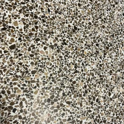 Terrazzo flise stockholm coffee slebet overflade uden fas 40x40x1,5 cm