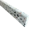 Terrazzo sokkelliste skagen slebet overflade og top med fas 40x1,5x7,5 cm