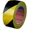 Tesa advarselstape gul/sort 33 m x 50 mm