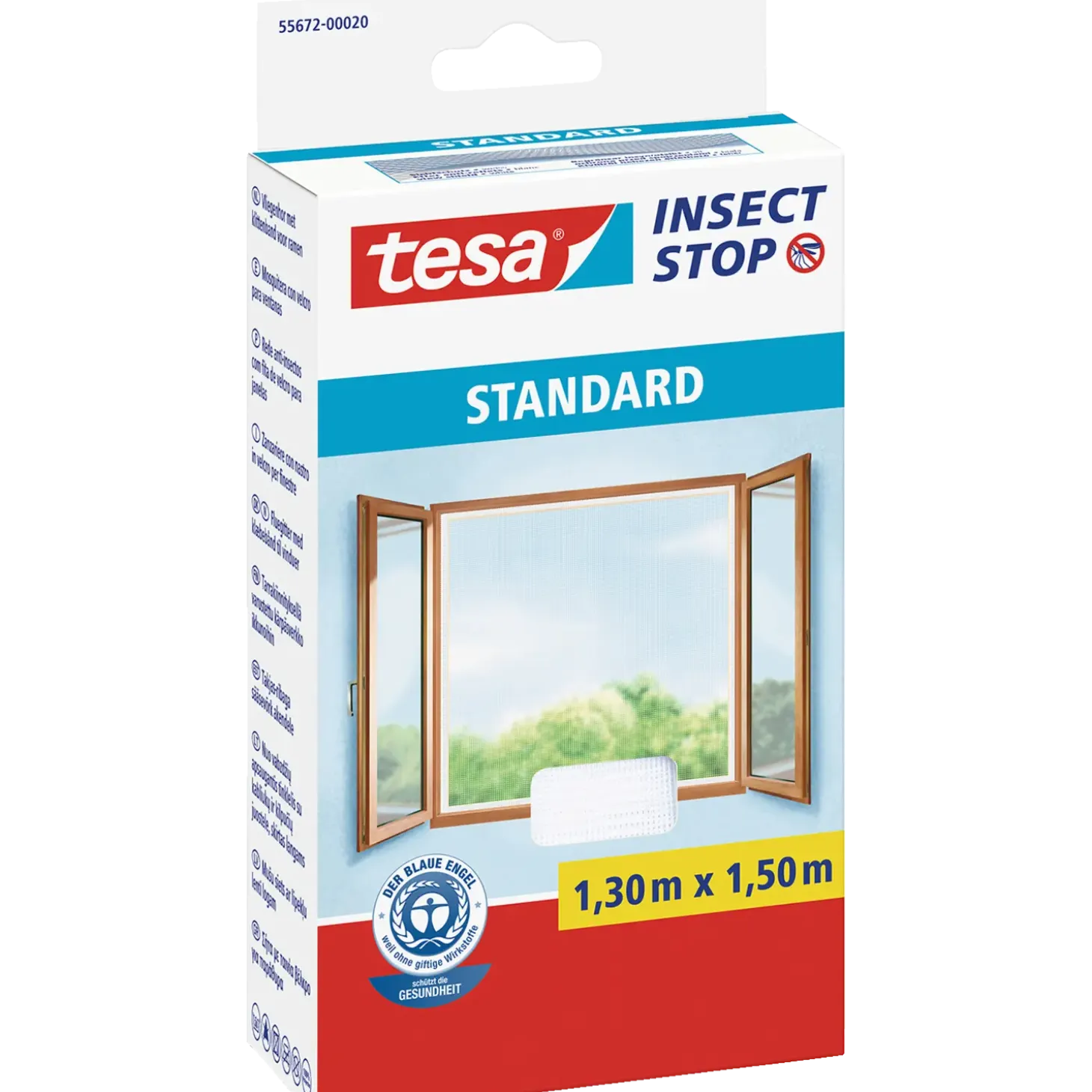 Tesa® Insect Stop Insektnet Standard t/ vinduer 1,3x1,5 m hvid