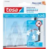 Tesa® Klæbekrog til transparente overflader og glas (0,2 kg) - 5-pk