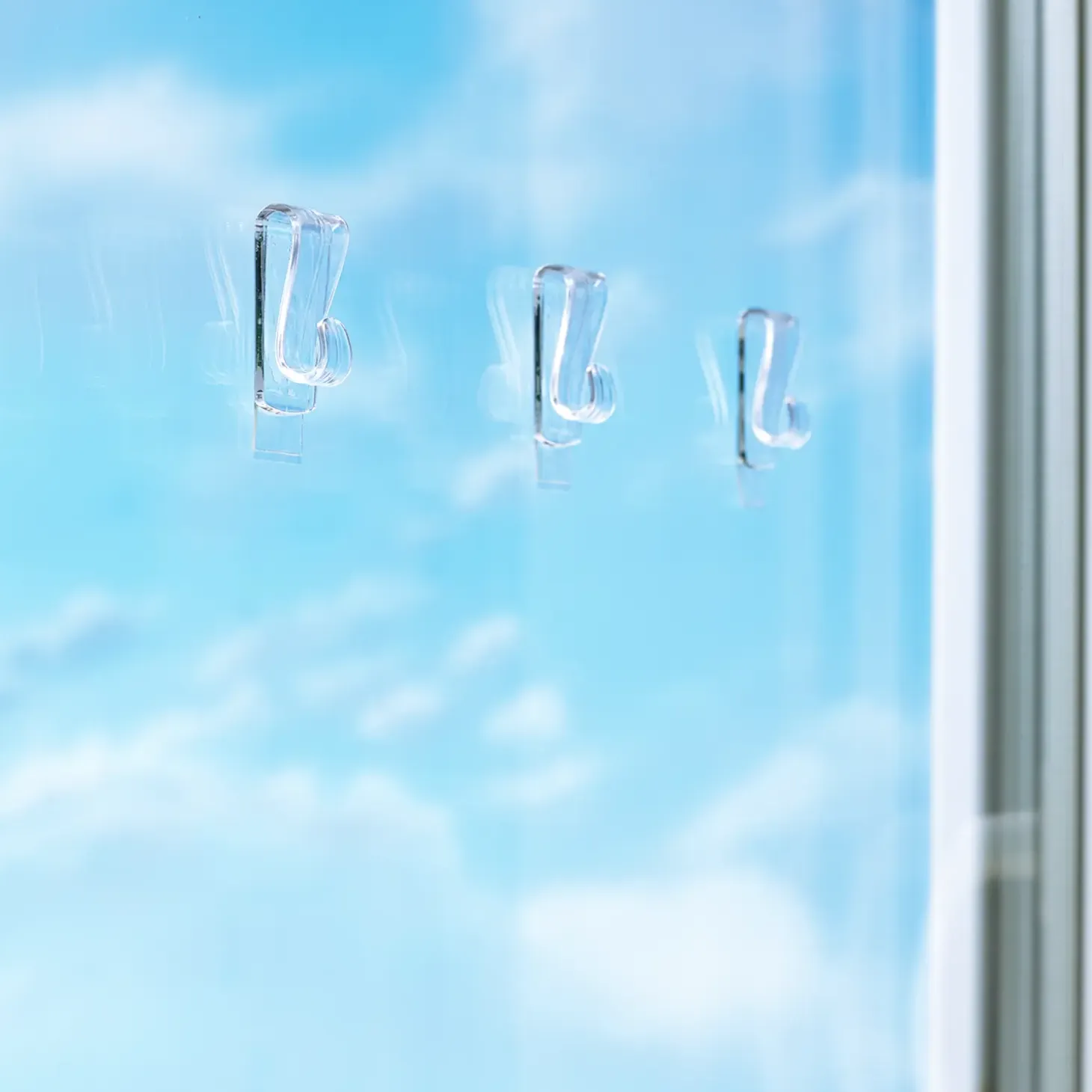 Tesa® klæbekrog t/ transparente overflader og glas (1 kg) - 2-pk