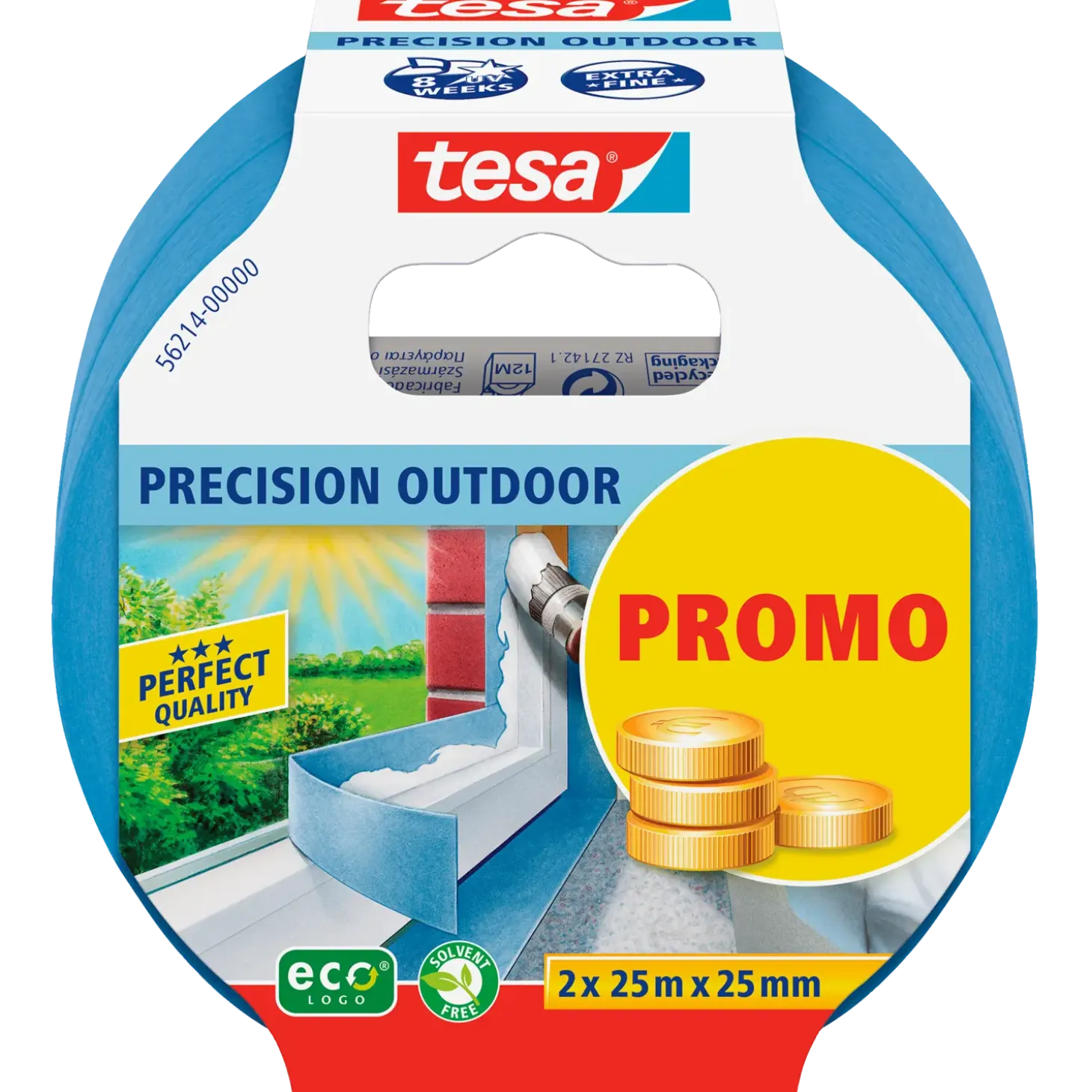 Tesa® Malertape Precision Outdoor 2 x 25 m x 25 mm
