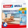 Tesamoll® Premium Flexible silikonetætningsliste hvid 8,5 mm x 6 m