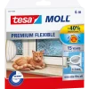 Tesamoll® Premium Flexible silikonetætningsliste transparent 8,5 mm x 6 m