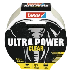Tesa Ultra Power Clear reparationstape 10 m x 48 mm transparent