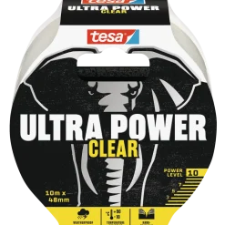 Tesa Ultra Power Clear reparationstape 10 m x 48 mm transparent