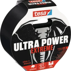 Tesa Ultra Power Extreme reparationstape 10 m x 50 mm sort