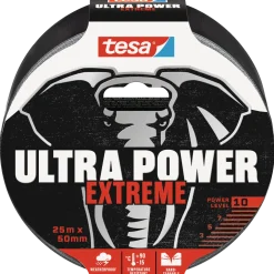Tesa Ultra Power Extreme reparationstape 25 m x 50 mm sort
