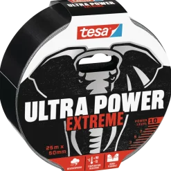 Tesa Ultra Power Extreme reparationstape 25 m x 50 mm sort