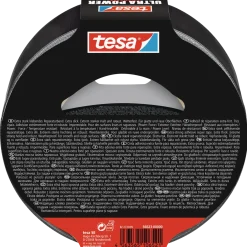 Tesa Ultra Power Extreme reparationstape 25 m x 50 mm sort