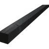 Tømmer ru stolpe grund- og topmalet 75 x 75 mm længde 2,7 m RAL 9005
