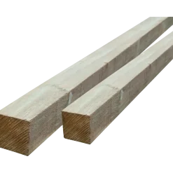 Tømmer ru stolper trykimprægneret 75 x 75 mm x 2,1 m