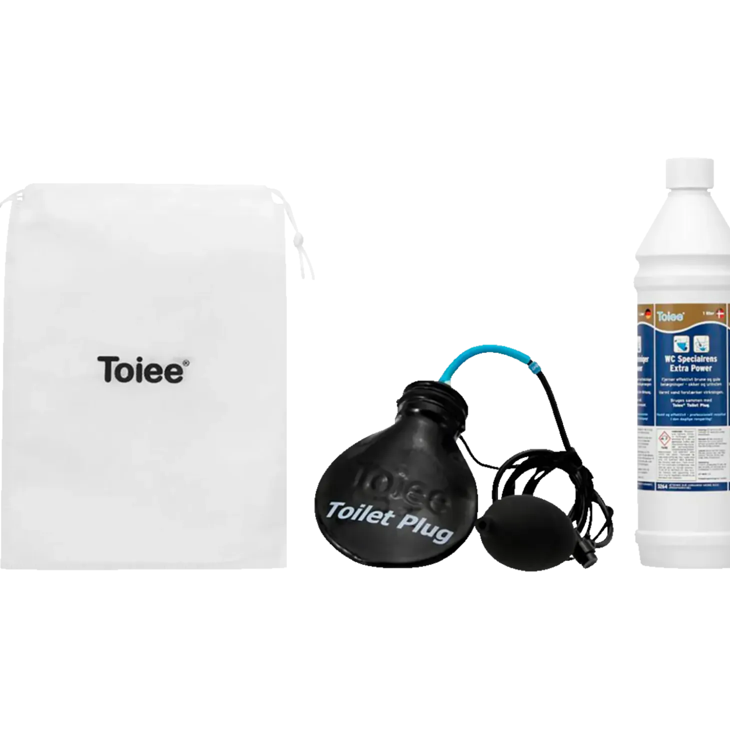 Toiee Rengøringssæt, plug +specialrens ekstra power 1 L