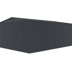 Torben redskabsskur 20,5 m², stål, mørkegrå