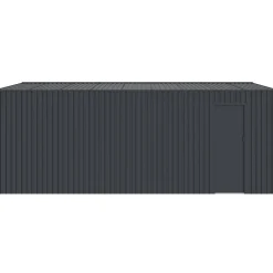 Torben redskabsskur 20,5 m², stål, mørkegrå