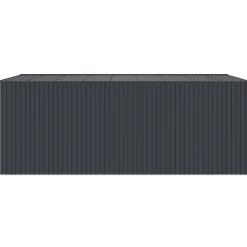Torben redskabsskur 20,5 m², stål, mørkegrå